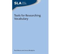Paul Meara Imma Miralpeix Tools for Researching Vocabulary (Tascabile)