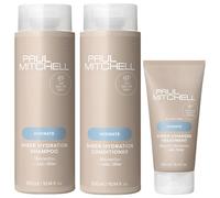 Paul Mitchell Hydrate Set Super-Charged (shampoo 300 ml + balsamo 300 ml + trattamento 150 ml)