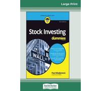 Paul Mladjenovi Stock Investing For Dummies, 5th Edition (16pt Large (Tascabile)
