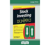 Paul Mladjenovi Stock Investing for Dummies(R) (16pt Large Print Edi (Tascabile)