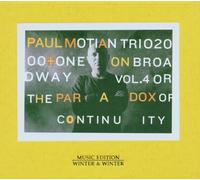 Paul Motian - On Broadway Vol. 4 - Or The Paradox - Cd