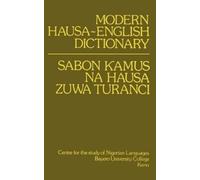 Paul Newman Modern Hausa-English Dictionary (Tascabile)