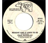 Paul Nicholas - Reggae like it used to be (1976) / Vinyl single [Vinyl-Single 7'']