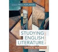 Paul Poplawski Studying English Literature in Context (Tascabile)