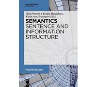 Paul Portner Semantics - Sentence and Information Structure (Tascabile)