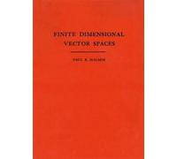 Paul R. Halmos Finite Dimensional Vector Spaces (Tascabile)