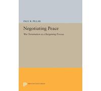 Paul R. Pillar Negotiating Peace (Tascabile) Princeton Legacy Library