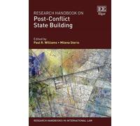 Paul R. William Research Handbook on Post-Conflict State Buil (Copertina rigida)
