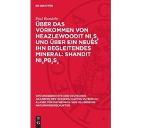 Paul Ramdohr Über Das Vorkommen Von Heazlewoodit Ni3s2 Und Üb (Copertina rigida)