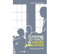 Paul Ramsden Learning to Teach in Higher Education (Tascabile)