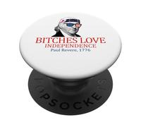 Paul Revere 1776 Le femmine amano l'indipendenza PopSockets PopGrip Adesivo