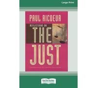 Paul Ricoeur Davi Reflections on the Just [Standard Large Print 16 P (Tascabile)