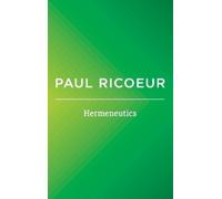 Paul Ricoeur Hermeneutics (Copertina rigida)
