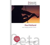 Paul Rolland: Viola, Pedagogy, Bachelor of Music
