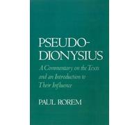 Paul Rorem Pseudo-Dionysius (Copertina rigida)