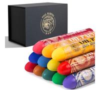 Paul Rubens Pastelli all'olio, 12 colori Super Jumbo HaiYa Artisti Pastelli Morbidi ad Olio Vivaci e Cremosi, Forniture d'Arte per Artisti, Principianti, Studenti, Arte Pittura Disegno (Set B)