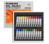 Paul Rubens Set di colori ad olio, 24 tubetti da 20 ml, 24 colori vivaci di alta qualità, con eccellente durata e opacità della pittura ad olio, adatto per studenti, artisti, principianti
