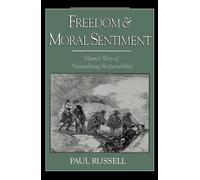 Paul Russell Freedom and Moral Sentiment (Tascabile)