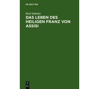 Paul Sabatier Das Leben des heiligen Franz von Assisi (Copertina rigida)