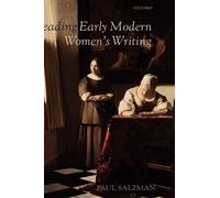 Paul Salzman Reading Early Modern Women's Writing (Copertina rigida)