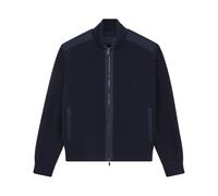 Paul & Shark - Cardigan in lana Soft Cool Touch con dettagli in Typhoon® Re-4x4 Stretch - - Knitwear - Uomo - Blu - XL
