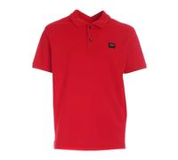 Paul & Shark - Polo in Cotone Rosso con Dettaglio Logo - - Tops - Uomo - Rosso - S