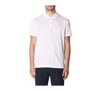 Paul & Shark - Polo in Piqué di Cotone con Squalo - - Tops - Uomo - Bianco - 2XL