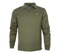 PAUL SHARK Polo Uomo Manica Lunga In Pique Di Cotone C0P1229 089 Colore Verde