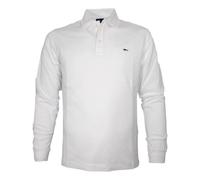 PAUL SHARK Polo Uomo Manica Lunga In Pique Di Cotone C0P1229 Colore Bianco