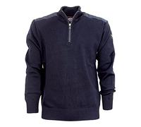 PAUL & SHARK YACHTING PULL ZIP CON TOPPE COLORE BLU MODELLO COP1028 Taglia XXXXXL