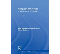 Paul Simpson Andrea Mayr Simon Statham Language and Power (Copertina rigida)