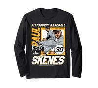 Paul Skenes | Giocatori di baseball MLB di Pittsburgh | MLBPSK204M Maglia a Manica