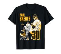 Paul Skenes | Giocatori di Baseball MLB di Pittsburgh | MLBPSK304N Maglietta
