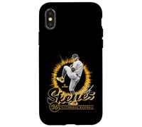 Paul Skenes | Giocatori di baseball MLB di Pittsburgh | MLBPSK305N Custodia per iPhone X/XS