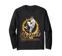 Paul Skenes | Giocatori di Baseball MLB di Pittsburgh | MLBPSK305N Maglia a Manica