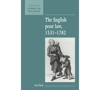Paul Slack The English Poor Law, 1531-1782 (Tascabile)