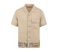 Paul Smith - Camicia da vacanza ricamata PS - - Shirts - Uomo - Beige - S