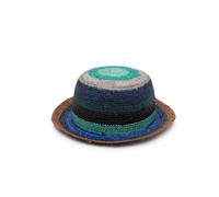 Paul Smith - Cappello Trilby Multicolore a Righe All'uncinetto - - Accessories - Donna - Multicolore - M