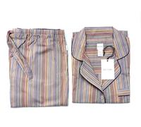 Paul Smith Completo Pigiama Donna A Righe Signature Con Top E Pantaloni