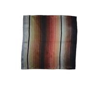 Paul Smith Foulard In Seta A Righe Con Taschino Nuovo Da Uomo