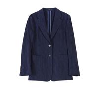 Paul Smith - Giacca Sfoderata in Seersucker - - Jackets - Donna - Blu - L