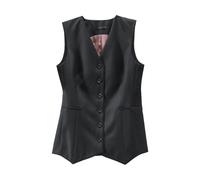 Paul Smith, ,Jackets ,Donna ,Nero ,XS Gilet Lana e Cashmere