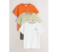 Paul Smith Junior Paul Smith Junior T-Shirts Blocco di colore firmate, confezione da 3 146152cm verde