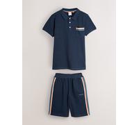 Paul Smith Junior Set polo e pantaloncini in piqué Paul Smith Junior 146152cm blu