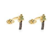 Paul Smith - M1A-Cuff-Wpalm-1A Gemelli - - Accessories - Uomo - Giallo - ONE SIZE