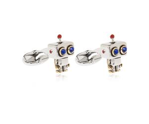 Paul Smith - M1A-Cuff-Wrobot-82 Gemelli Robot - - Accessories - Uomo - Grigio - ONE SIZE
