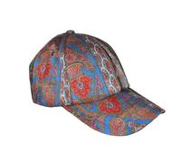Paul Smith Mainline Cappello Da Baseball Donna Con Motivo Paisley Nuovo