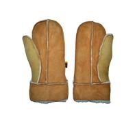 Paul Smith Mainline Donna Montone Guanti a Manopola " M " Marroncino Nuovo