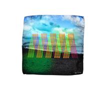 Paul Smith Mainline Spiaggia Foto Stampa Foulard Uomo Nuovo Di Zecca