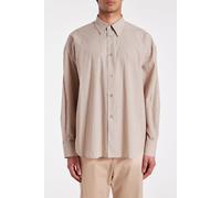 Paul Smith Mens S/c Oversized Shirt Light Beige Taglia: 17 | Camicie Business Outlet | Uomo | Marrone